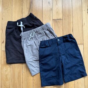 Boys' Shorts - Hanna Anderson Black 1x Gray, 1x. One Cat&Jack. Size 5. Navy.